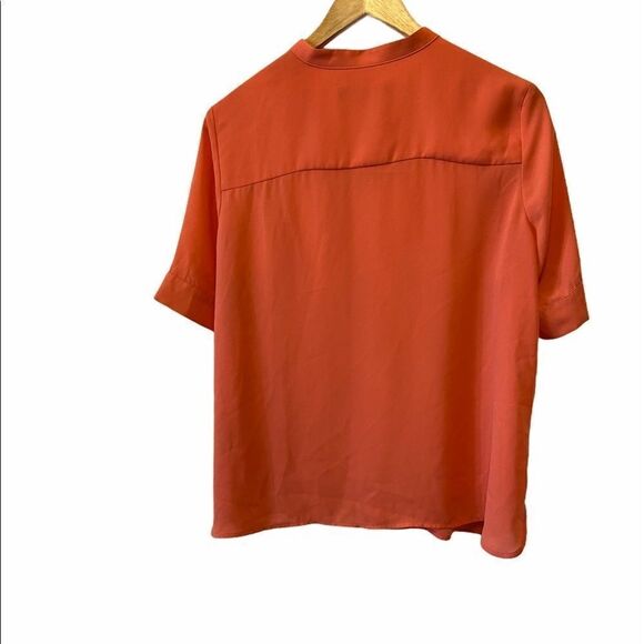 M&S COLLECTION Coral Light Button Up Blouse UK 14 - Picture 3 of 9